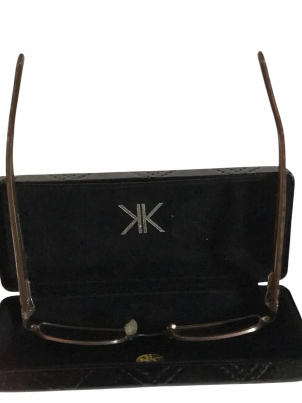 Kim Kadashian  Brown & gold animal print reading glasses like new